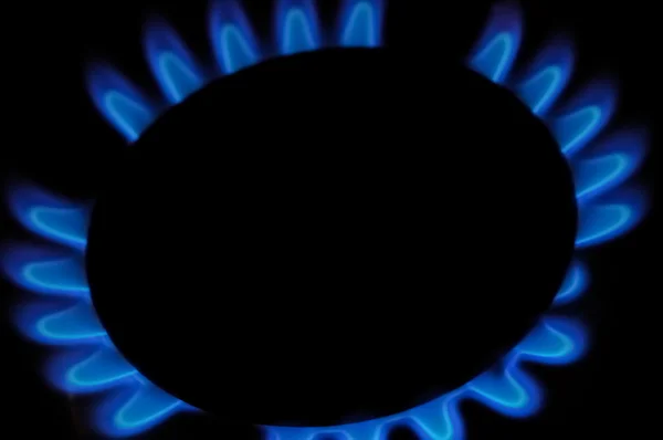 Api kompor bertenaga gas — Stok Foto