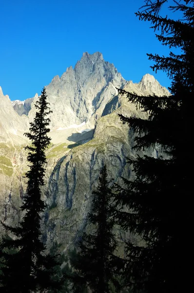 Mont Blanc paisaje de montaña — Foto de Stock