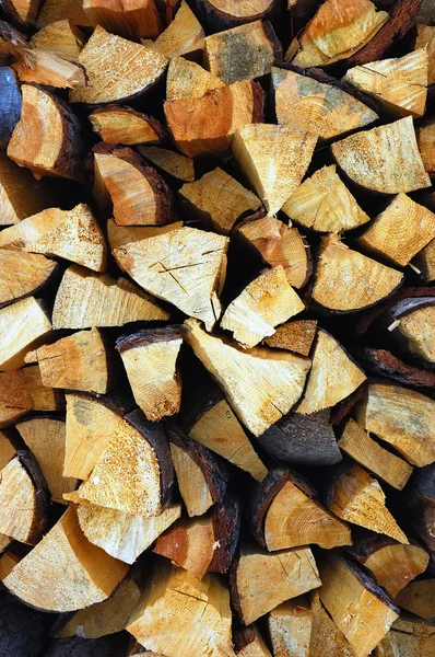 Stapel hout closeup — Stockfoto
