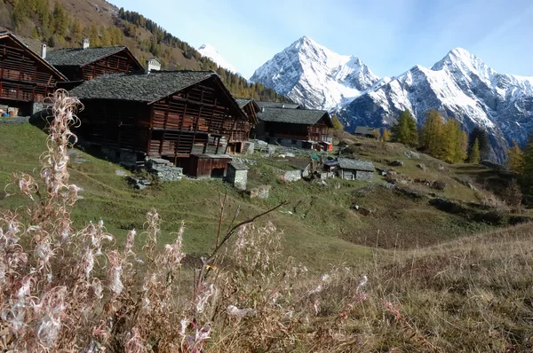 Mountain village house — Stock Photo, Image