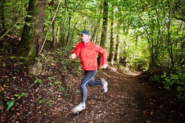 Correr através do país — Fotografia de Stock