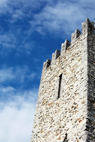 Detail of Medieval Castle tower — Stock Photo, Image