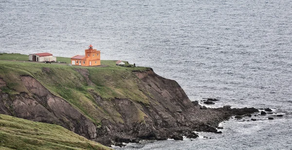 İzlanda deniz feneri görünümü — Stok fotoğraf