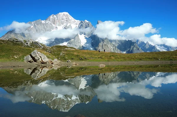 Mont Blanc paisaje de montaña — Foto de Stock