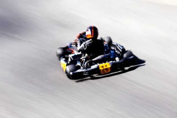 Go-kart racer — Stock Photo, Image