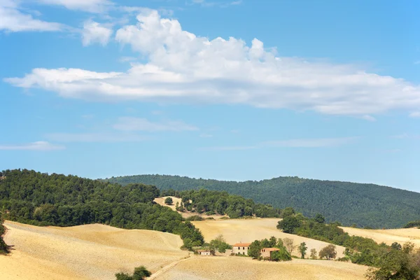 Toscaanse landschap weergave — Stockfoto