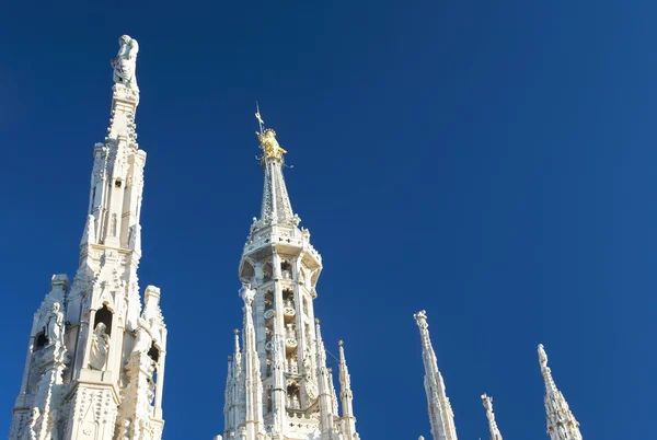 Milano Katedrali'ne görünümü — Stok fotoğraf