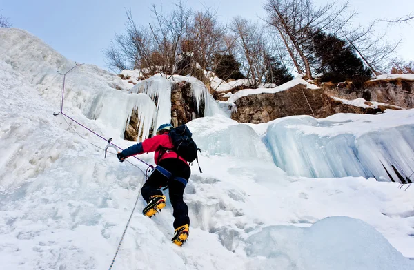 Ice climber weergave — Stockfoto