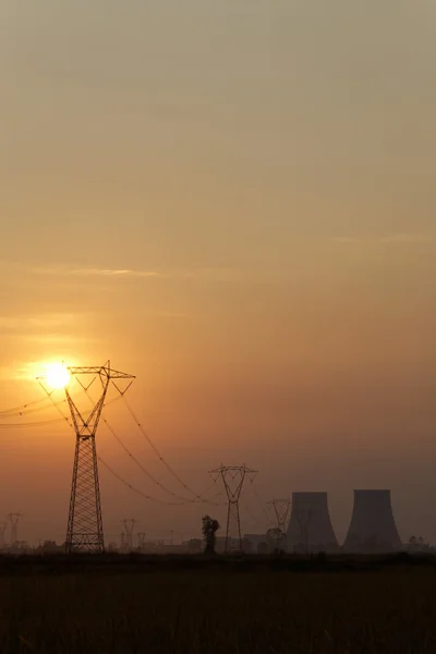 Centrale nucleare — Foto Stock