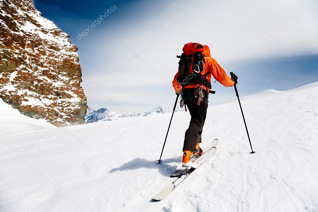 Alpine Touring skier