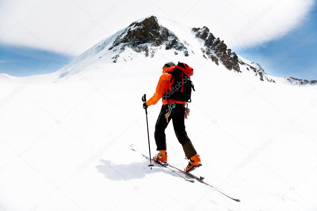 Alpine Touring skier