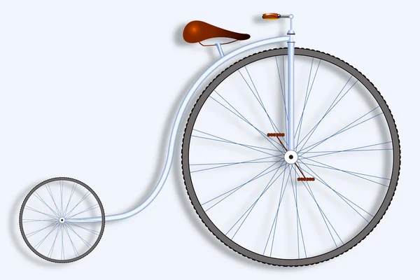 Vintage cieniem rower — Wektor stockowy