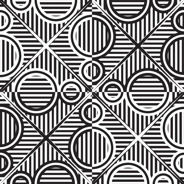 Monochromatic circles stripy pattern — ストック写真