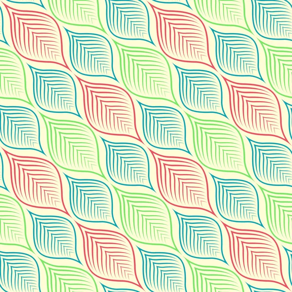 Leafy colorful pattern — 스톡 사진