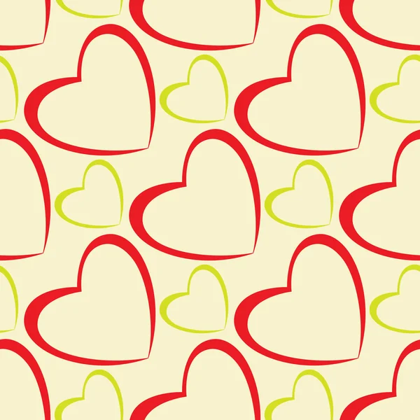 Hearts pattern design seamless — Stockfoto