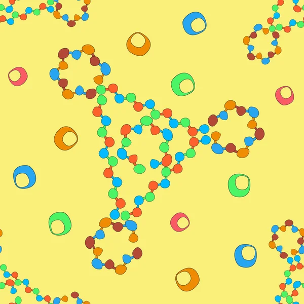 Funky bubbles pattern — 图库照片