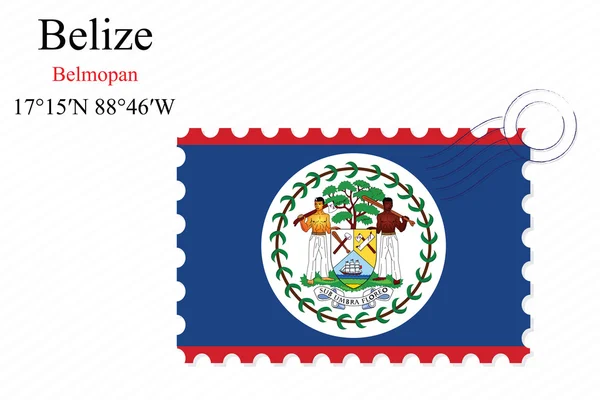 Belize diseño de sello — Archivo Imágenes Vectoriales