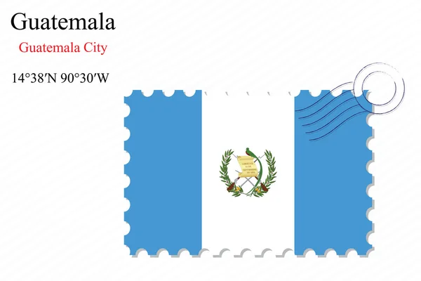 Guatemala stamp design — Stock Vector