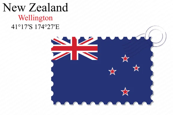Design de selo nova zelândia — Vetor de Stock