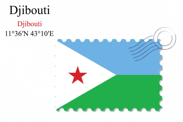 Projekt znaczka Dżibuti — Wektor stockowy