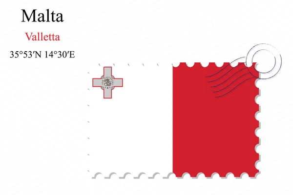 Design malta razítka — Stockový vektor