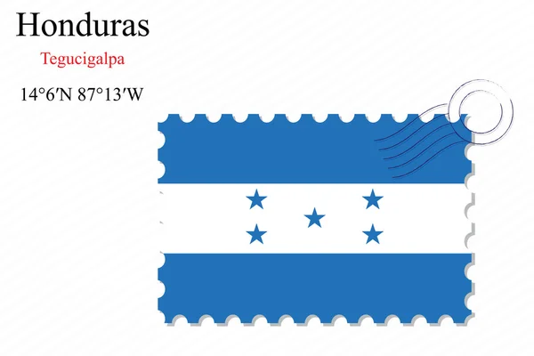 Honduras stamp design — Stock Vector