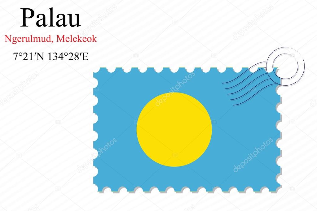 palau stamp design