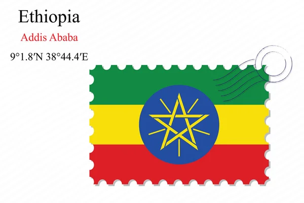 Diseño del sello de etiopía — Archivo Imágenes Vectoriales