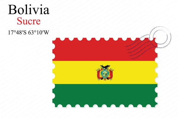 Bolivia stamp design — Stock Vector