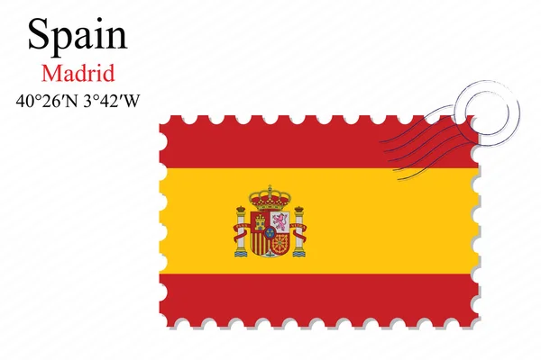 Spain stamp design — Stock Vector
