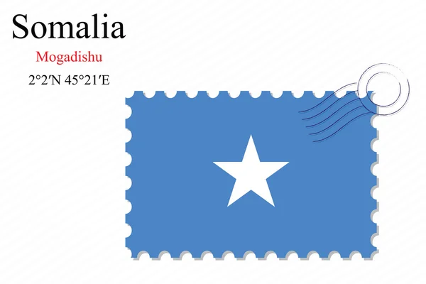 Somalie timbre design — Image vectorielle
