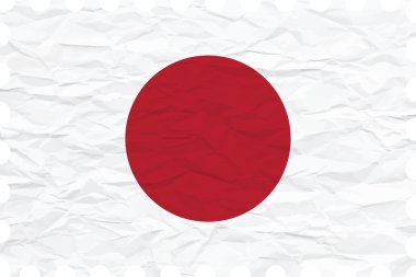 buruşuk kağıt Japonya damgası