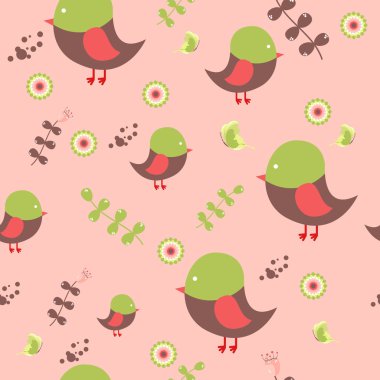 Kuşlarda kusursuz desen