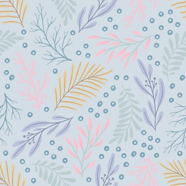 Květinové bezešvé vzory. Vektorový design pro papír, obal, tkaniny, interiérový dekor — Stockový vektor
