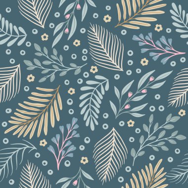 Çiçeksiz desenler. Kağıt, kapak, kumaş, iç dekorasyon için vektör tasarımı