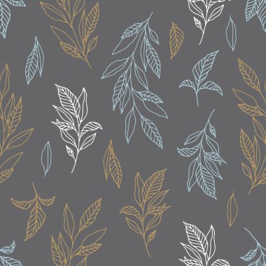 Çiçeksiz, soyut bir desen. Kağıt, kapak, kumaş, iç dekorasyon için vektör tasarımı.