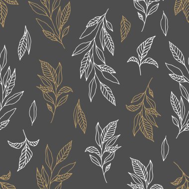 Çiçeksiz desenler. Kağıt, kapak, kumaş, iç dekorasyon için vektör tasarımı