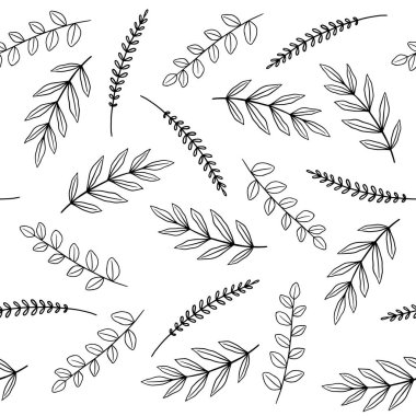 Çiçeksiz desenler. Kağıt, kapak, kumaş, iç dekorasyon için vektör tasarımı