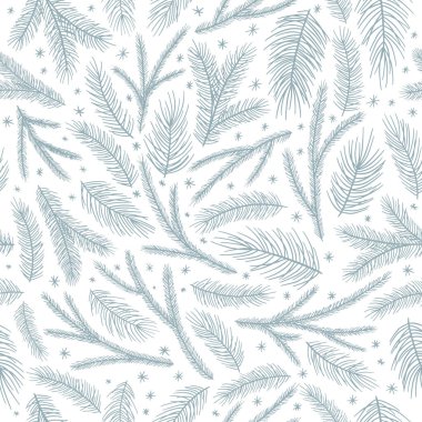 Noel ve Yeni Yıl kusursuz desen, vektör xmas arkaplan