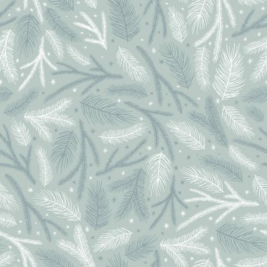 Noel ve Yeni Yıl kusursuz desen, vektör xmas arkaplan