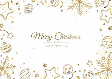 Mutlu Noeller bayrak şablonu. Web sitesi için tebrik kartı, afiş, poster, başlık