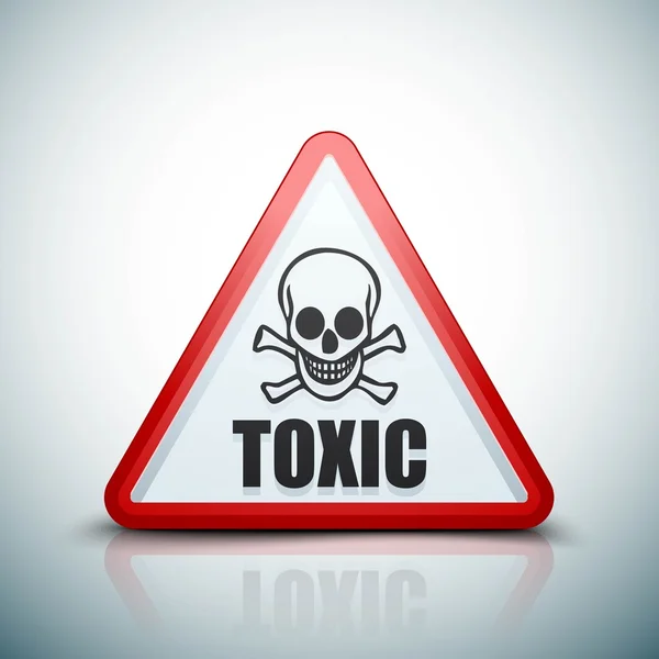 Toxic Hazard sign — Stock Photo, Image