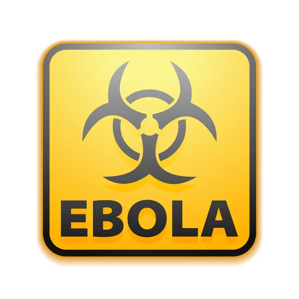 エボラ出血熱の危険サイン — ストックベクタ