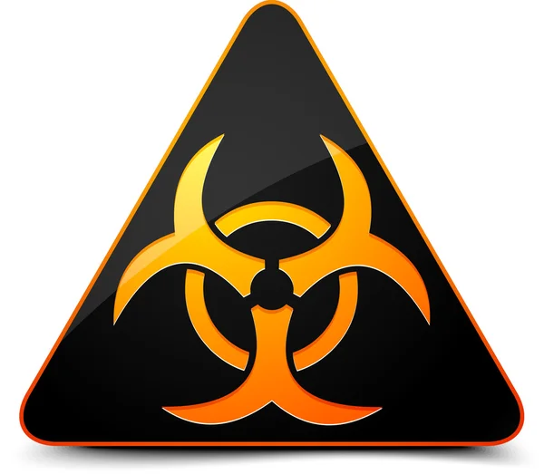 Zeichen für Biohazard — Stockvektor
