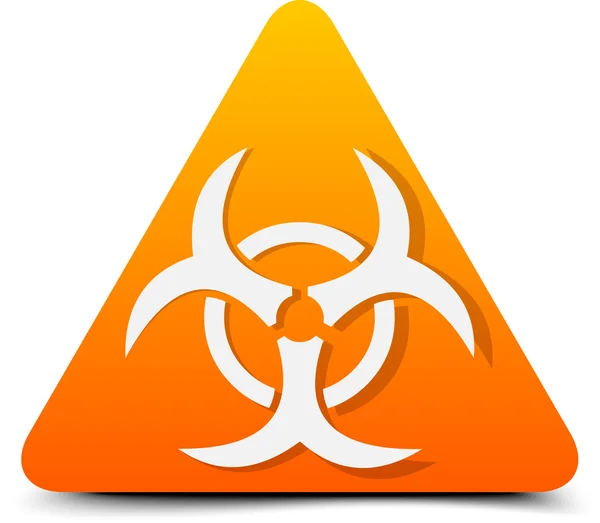 Biohazard ikon jele — Stock Vector