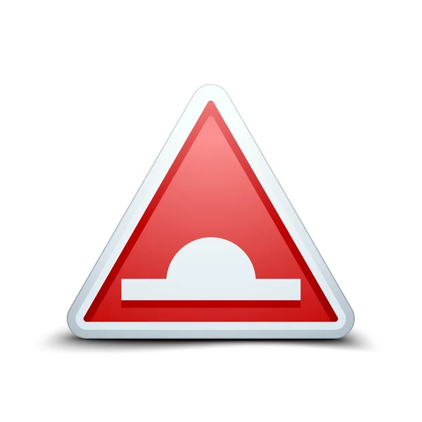 Panneau de circulation Bump — Image vectorielle