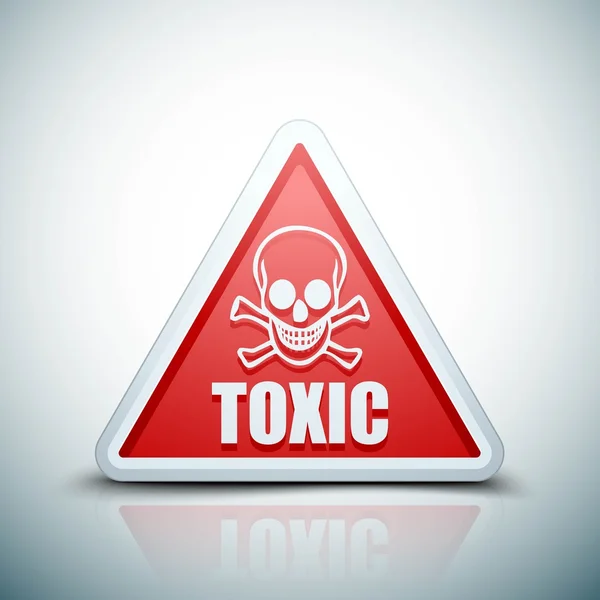 Toxic Hazard sign — Stock Photo, Image