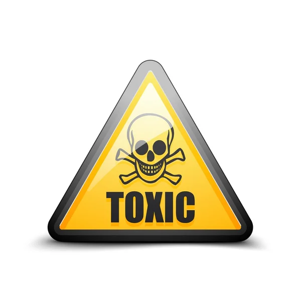 Toxic Hazard sign — Stock Vector