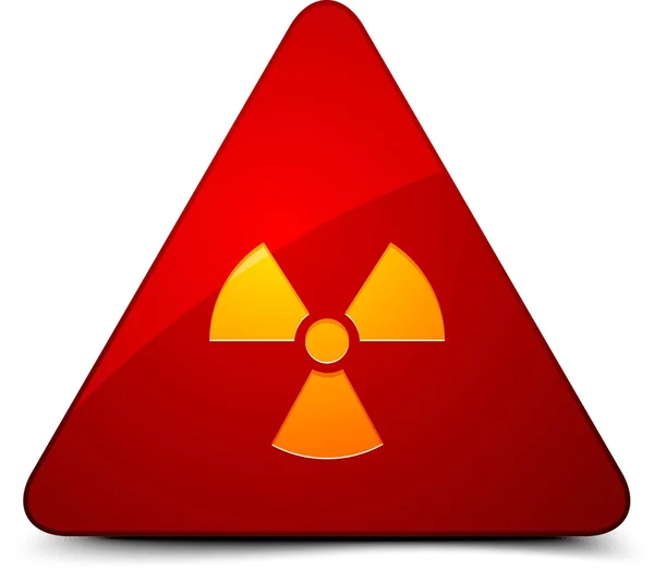Ícone de sinal de radiação —  Vetores de Stock