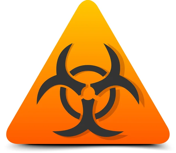 Biohazard ikon jele — Stock Vector